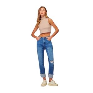 NATURE DENIM High Rise Mom Jeans